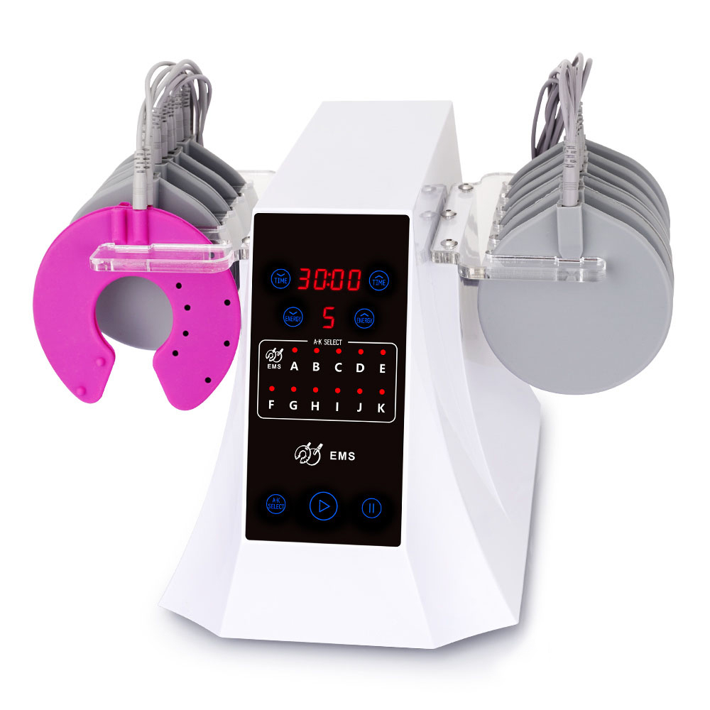 Microcurrent Face Body Shaper Tighten Slim Electrode Breast Stimulation Machine